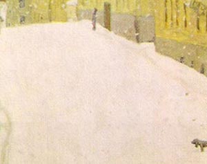 Картина Попова Первый Снег Сочинение 7